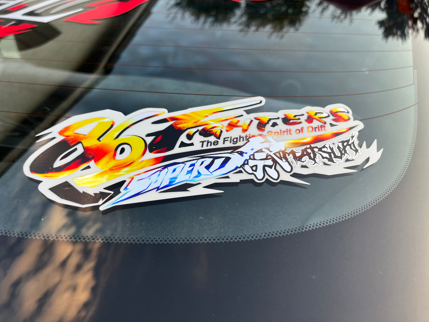 Super D Matsuri x 86 Fighters Limited Edition Sticker
