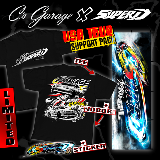 Super D Matsuri x C's Garage Limited Edition Supporter Pack ($95 value)