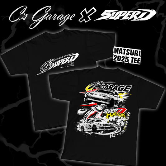 Super D Matsuri x C's Garage Limited Edition Tee
